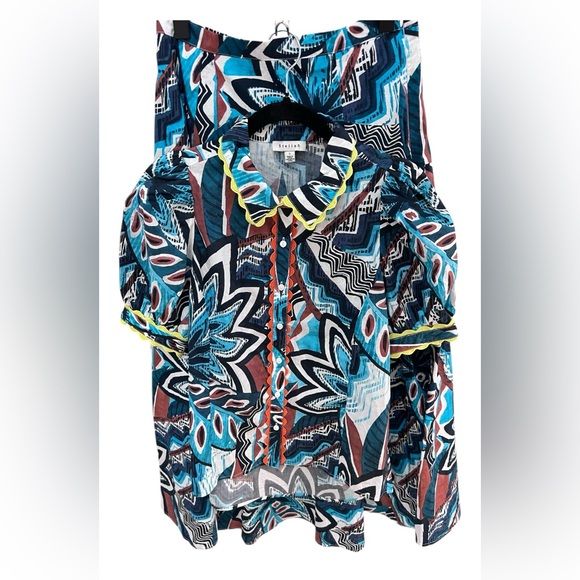 Stellah New York Skirt Set Abstract Spring Collection 2024 NWOT Small - Picture 6 of 10